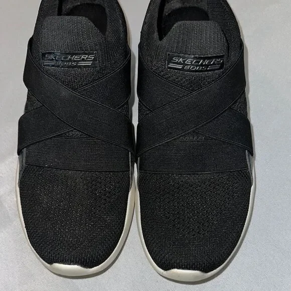 Skechers BOB’s Black Slip-On Sneakers Size 8.5 - Picture 9 of 11